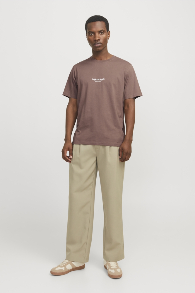 JORVESTERBRO TEE SS CREW NECK NOOS 12240121 DEEP TAUPE